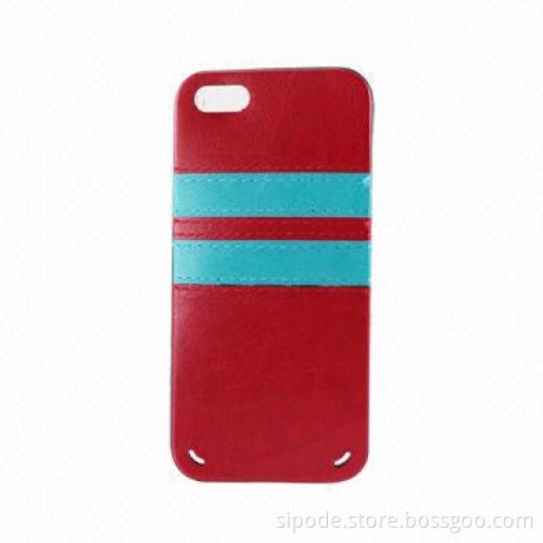 Colorful PU leather case for iPhone 5/5S